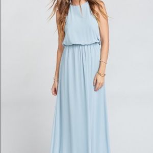SMYM Halter Heather Dress w/ Slit